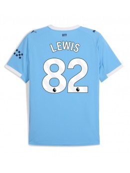 Manchester City Rico Lewis #82 Replika Hemmakläder 2025-26 Kortärmad